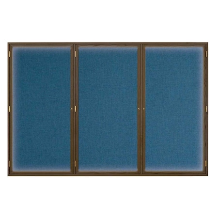 United Visual Products Open Faced Traditional Corkboard, 24x18" UV640A-SATIN-PUMICE